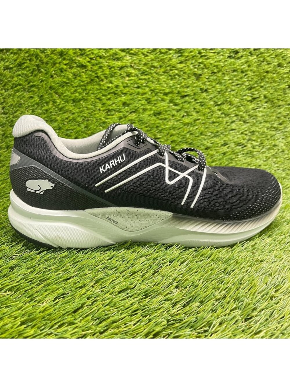 Karhu Fusion 3.5 Womens Size 11 Black White Athletic Running Shoes Sneakers